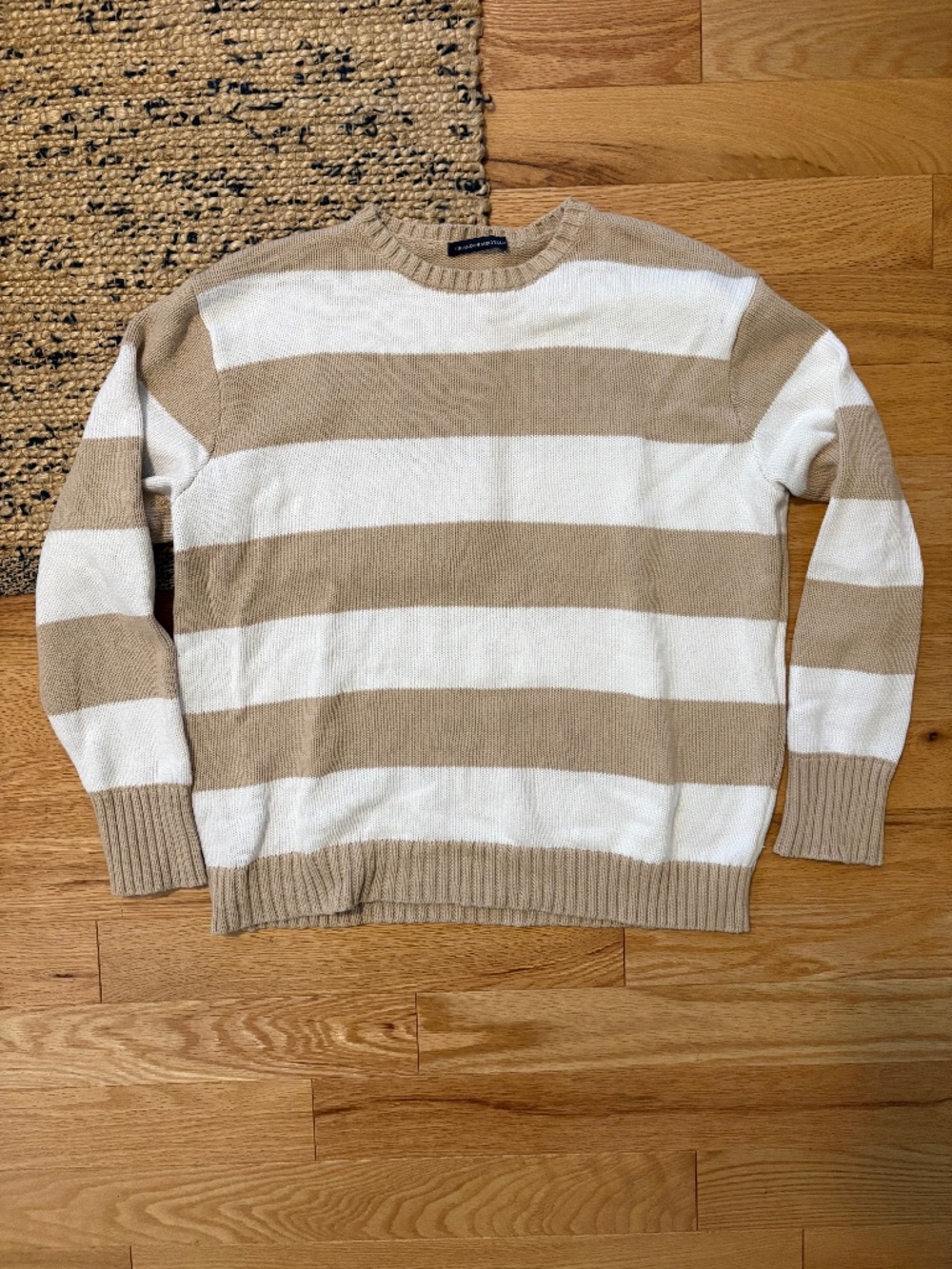 Brandy Melville 100% cotton striped sweater